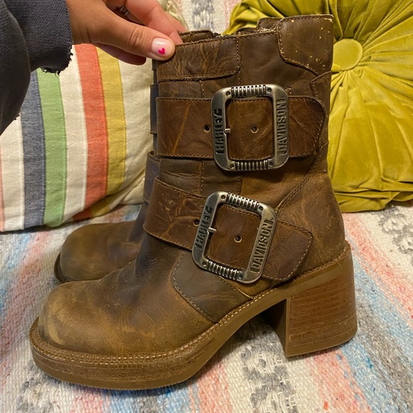 Vintage Harley Davidson Boots - Picture 6 of 9